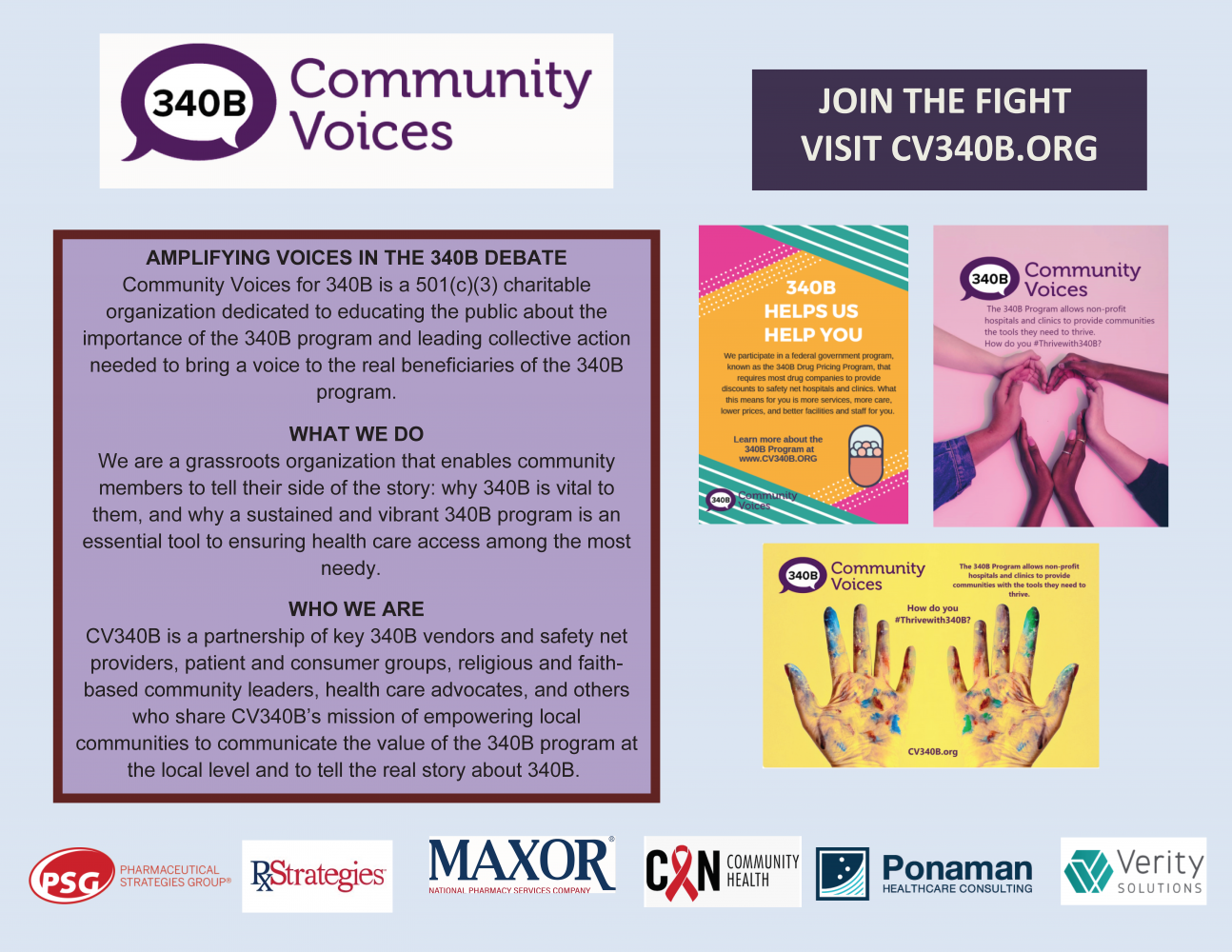 Who We Are – Community Voices 340B