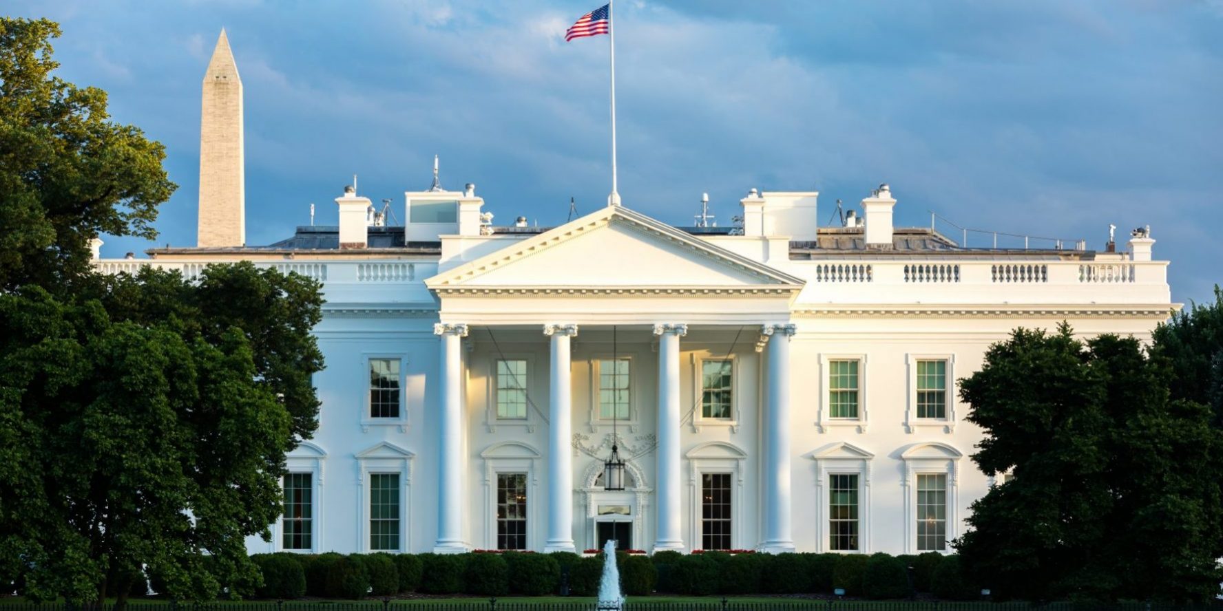 The White House in Washington DC in Afternoon white-house