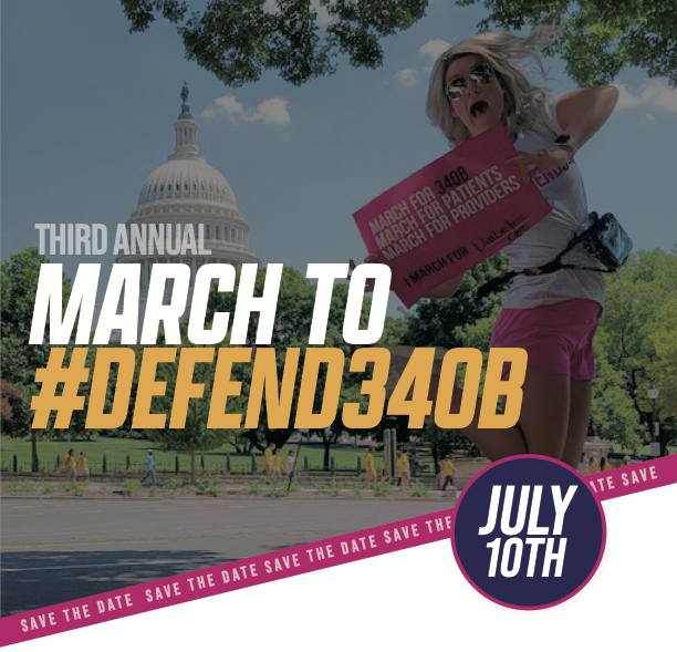 March to #Defend340B on July 10, 2024