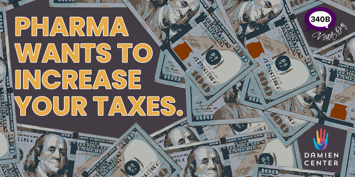 Damien Paid Ads_Graphic 4_Damien Logo (1) Pharma wants to increase your taxes