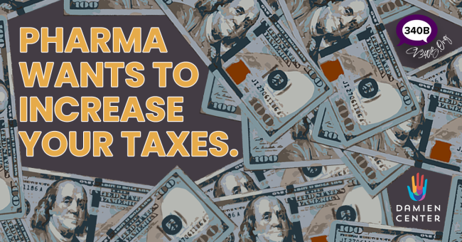 Damien Paid Ads_Graphic 4_Damien Logo (1) Pharma wants to increase your taxes