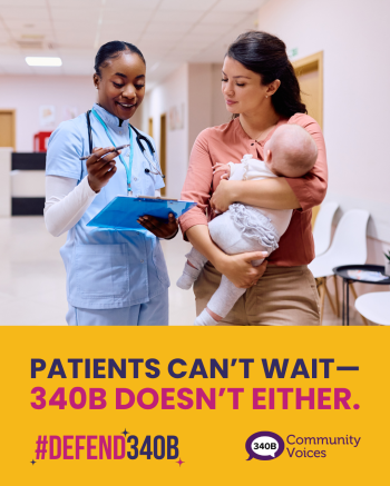 Patients can't wait—neither does 340B. #Defend340B