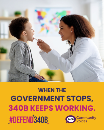 When the government stops, 340B keeps working. #Defend340B