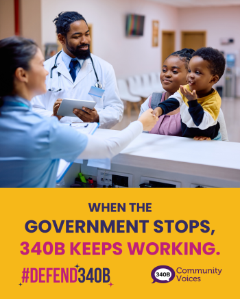 When the government stops, 340B keeps working. #Defend340B