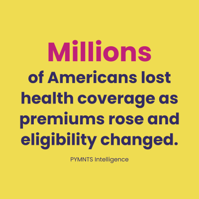 Millions of Americans lost health coverage as premiums rose and eligibility changed.