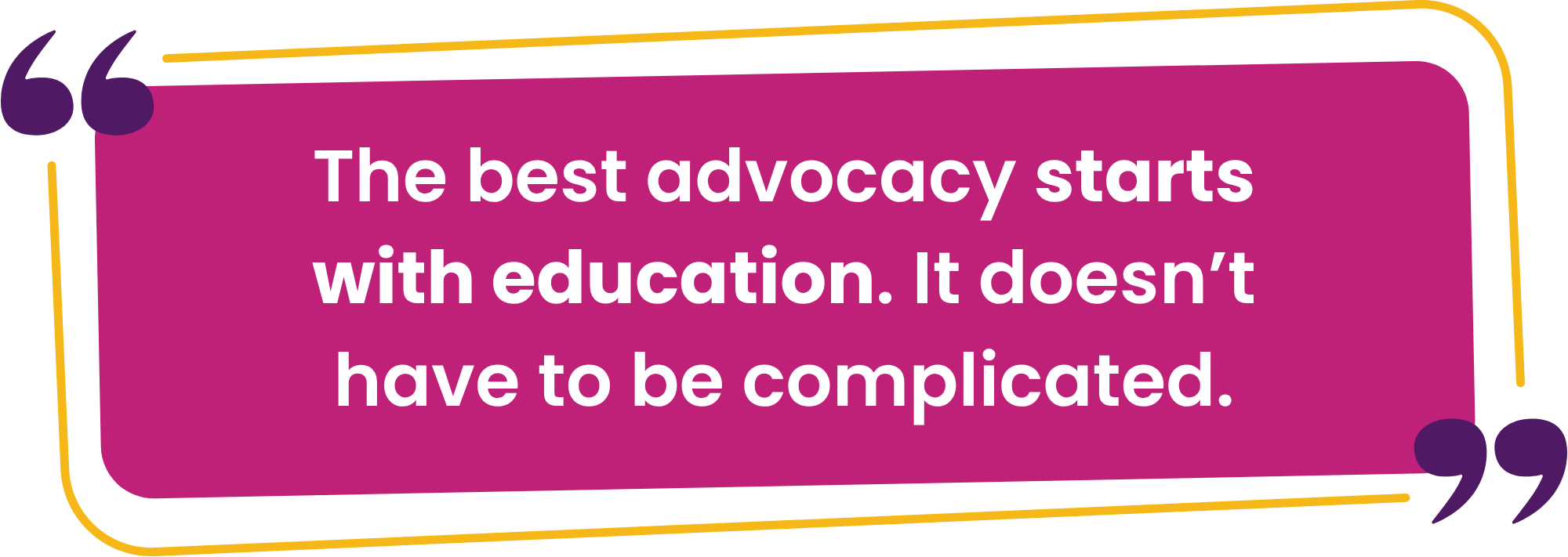 “The best advocacy starts with education. It doesn’t have to be complicated.” —Grace Shults, CV340B's Advocacy Associate